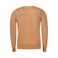 Brown Nylon Men Sweater