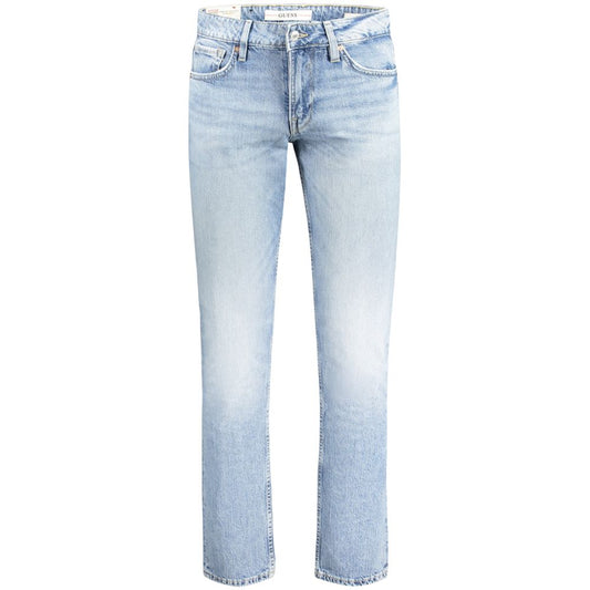 Light Blue Recycled Cotton Men Jeans