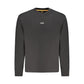 Black Cotton Men Sweater