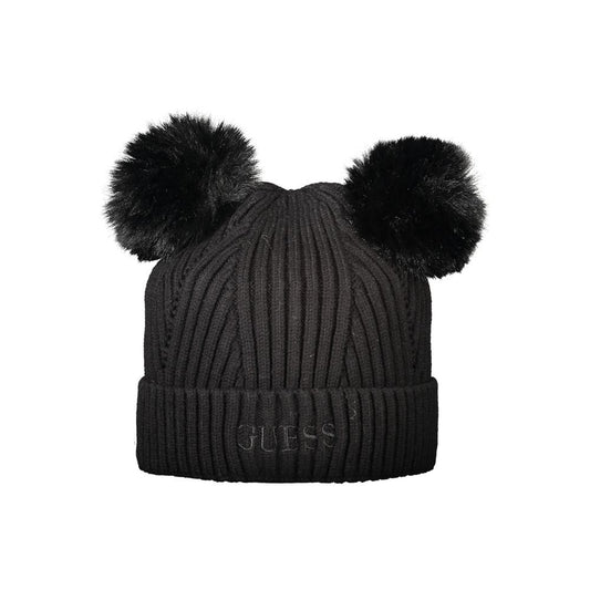 Black Polyester Women Hat