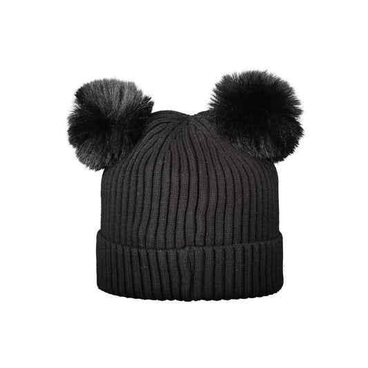 Black Polyester Women Hat