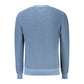 Blue Cotton Men Sweater