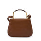 Roxy Brown Calfskin Shoulder Flap Bag