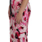 Floral Elegance Sheath Long Dress