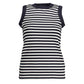 Blue Cotton Women Top