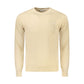 Beige Cotton Men Sweater