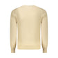 Beige Cotton Men Sweater