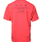 Red Cotton Lettering Print Crew Neck T-shirt