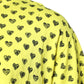 Yellow Cotton DG Heart Print Crew Neck T-shirt