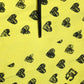 Yellow Cotton DG Heart Print Crew Neck T-shirt
