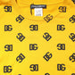 Yellow Cotton DG Logo Print Cropped T-shirt