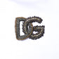 White Cotton DG Embroidery Crew Neck T-shirt