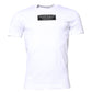 White Cotton Logo Patch Crew Neck T-shirt