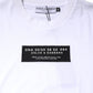 White Cotton Logo Patch Crew Neck T-shirt