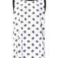White Polyester Sleeveless DG Logo T-shirt