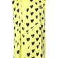 Yellow Cotton Sleeveless DG Heart T-shirt