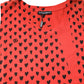 Red Cotton Sleeveless DG Heart Logo T-shirt