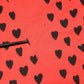 Red Cotton Sleeveless DG Heart Logo T-shirt