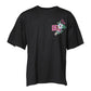 Black Cotton DG Floral Print Crewneck T-shirt
