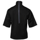 Black Cotton DG Print Turtleneck T-shirt