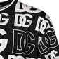 Black White Silk Knit DG Print T-shirt