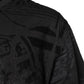 Black Cotton Bandana Logo Crew Neck T-shirt