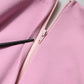 Pink Polyester Long Sleeves Sheath Mini Dress