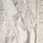 White Floral Lace Long Sleeves A-line Dress