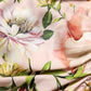 Pink Floral Silk Fit And Flared Midi Dress