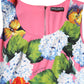 Multicolor Floral Sleeveless Sheath Dress