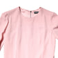 Pink Viscose 3/4 Sleeves Sheath Midi Dress