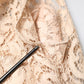 Beige Floral Lace Sleeveless Sheath Dress