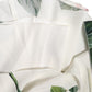 White Floral One Shoulder Sheath Midi Dress