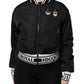 Black Nylon #DGFamily Full Zip Bomber Jacket