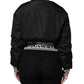 Black Nylon #DGFamily Full Zip Bomber Jacket