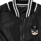 Black Nylon #DGFamily Full Zip Bomber Jacket