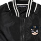 Black Nylon #DGFamily Full Zip Bomber Jacket