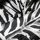 Black White Polyester Women Blazer Jacket