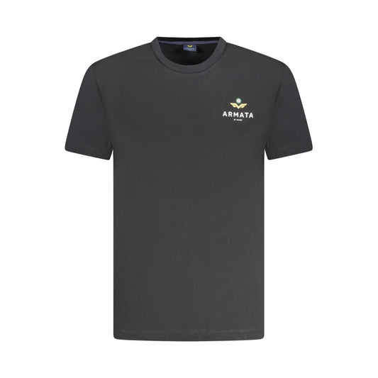Black Cotton T-Shirt