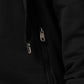 Black Cotton Hooded Full Zip Sweatshirt Sweater