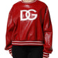Red Wool DGLogo Embroidery Pullover Sweater
