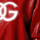 Red Wool DGLogo Embroidery Pullover Sweater