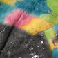 Multicolor Mohair Turtleneck Pullover Sweater