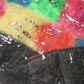 Multicolor Mohair Turtleneck Pullover Sweater