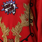 Red Cotton Queen Sequined Pullover Sweater
