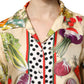 Multicolor Vegetables Silk Long Sleeves Top