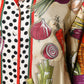 Multicolor Vegetables Silk Long Sleeves Top