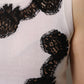 White Cashmere Floral Lace Detailing Tank Top