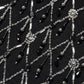 Black Cashmere Embellished Long Sleeves Top
