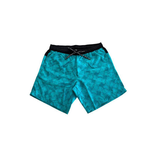 Blue Polyester Swimwear